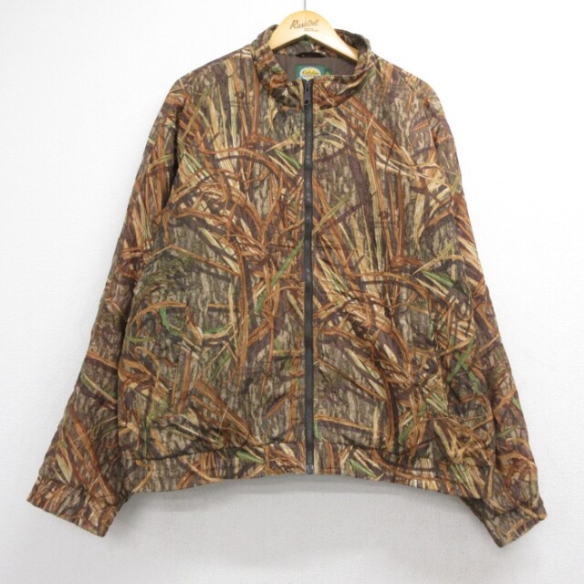 カベラス 00s フルジップジャケット Thinsulate MossyOak ブラウン メンズXL相当 | 古着