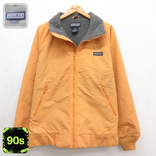 古着通販 XL☆古着 LANDS'END ランズエンド 長袖 ジャケット ナイロン