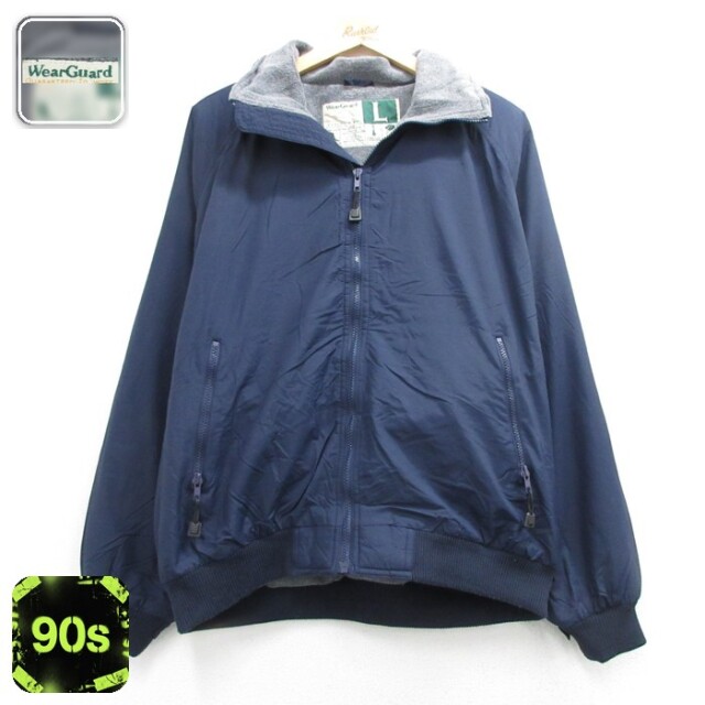 WearGuard 00s ジャケット 内側フリース ネイビー メンズXL相当 | 古着