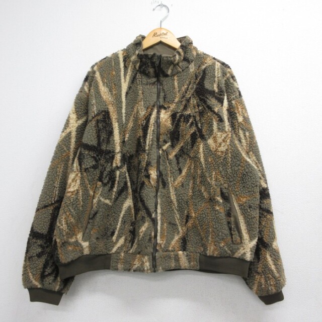 XL★古着 Columbia コロンビア 長袖 ジャケット メンズ 00年代 00s PHG ボア 大きいサイズ フリース ハンティング ブラウン 迷彩【spe】 26sep28