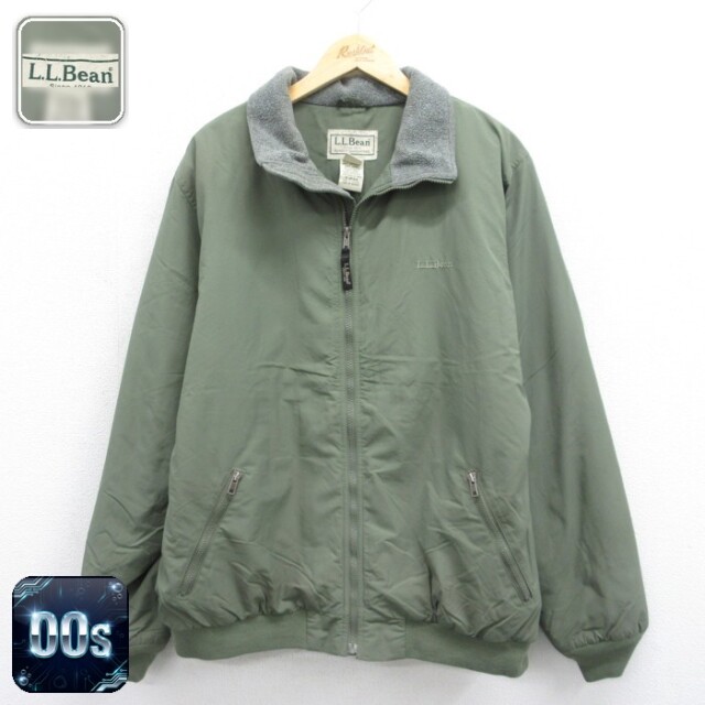 エルエルビーン 00s ジャケット 内側フリース カーキ メンズL相当 | 古着