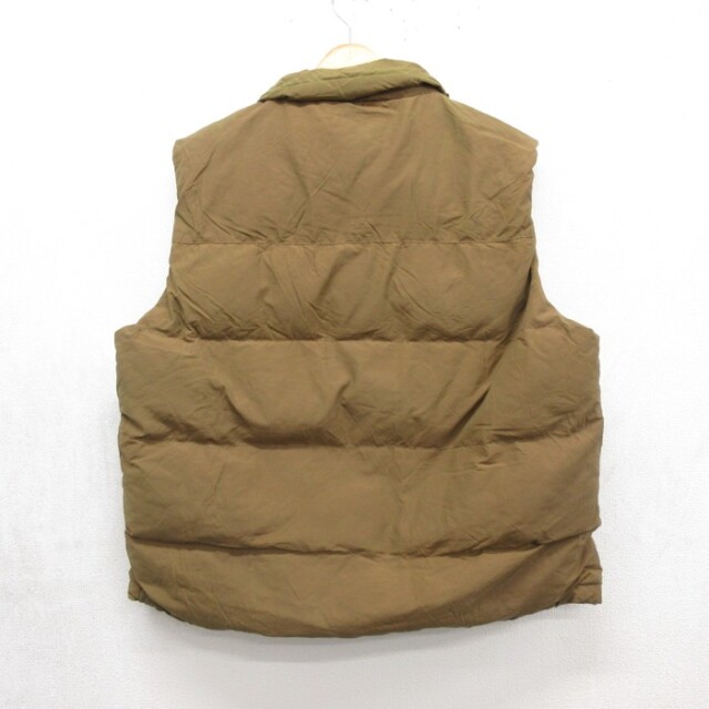 True Religion ダウンベスト 古着通販 XL☆古着 TRUE RELIGION メンズ ダウン ベスト カーキ