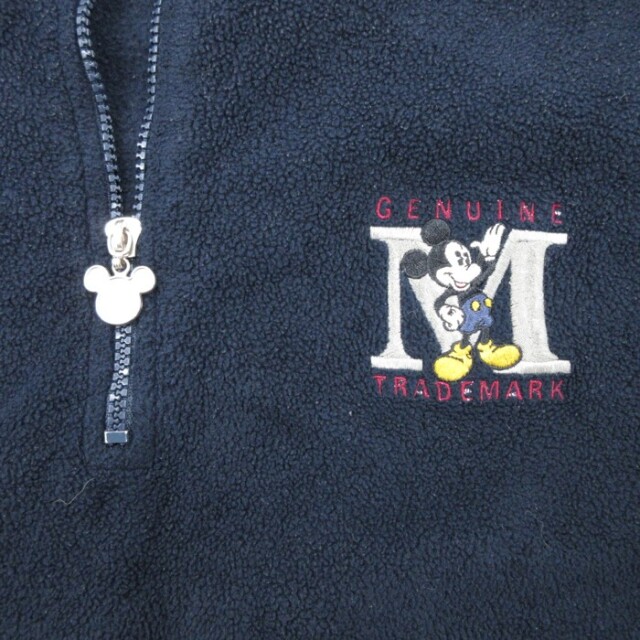 古着通販 L☆古着 Mickey Inc 長袖 ジャケット ハーフジップ メンズ 90