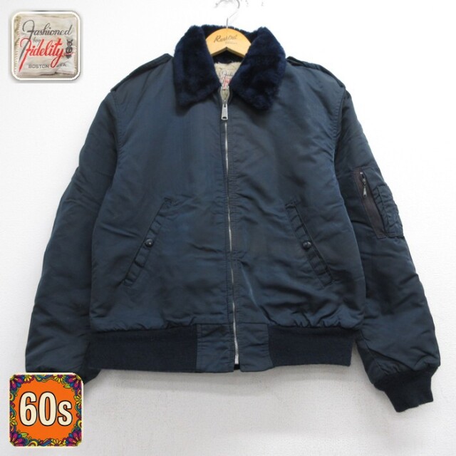 Fidelity 60s ジャケット ボア ネイビー メンズM相当 | 古着