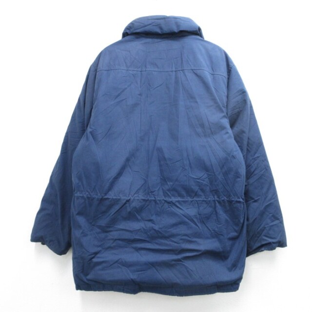 【即決のみ】Eddie Bauer 80sダウンジャケット L ネイビー 古着通販 XL☆古着 Eddie Bauer エディーバウアー 長袖 ジャケット
