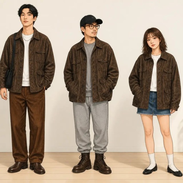 古着通販 XL☆古着 バナナリパブリック 長袖 ブランド スエード レザー