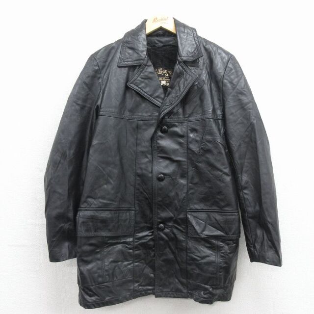 【50%OFF】シアーズ 80s レザージャケット 内側ボア ブラック M | 古着