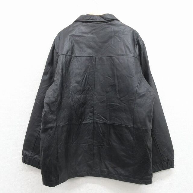 古着通販 XL☆古着 セントジョンズベイ 長袖 レザー ジャケット メンズ