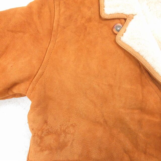 古着通販 L☆古着 マルボロ 長袖 スエード ムートン ジャケット メンズ