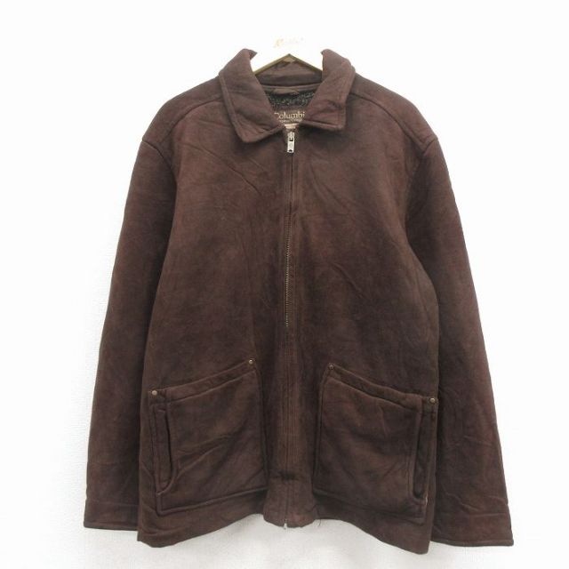 古着通販 XL☆古着 ウィルソン 長袖 レザー ジャケット メンズ MJULIAN