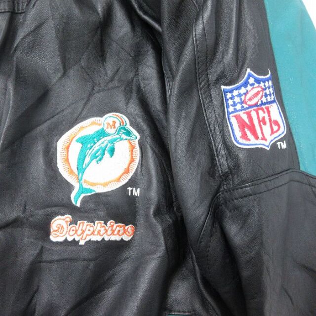 古着通販 XL☆古着 スターター 長袖 レザー ジャケット メンズ NFL