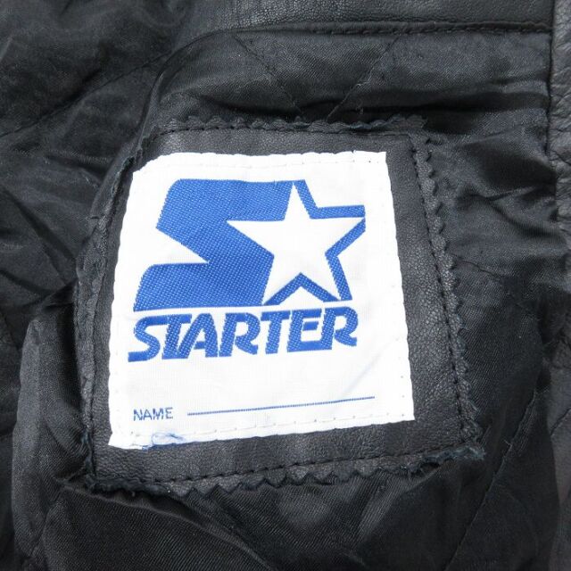 古着通販 XL☆古着 スターター 長袖 レザー ジャケット メンズ NFL