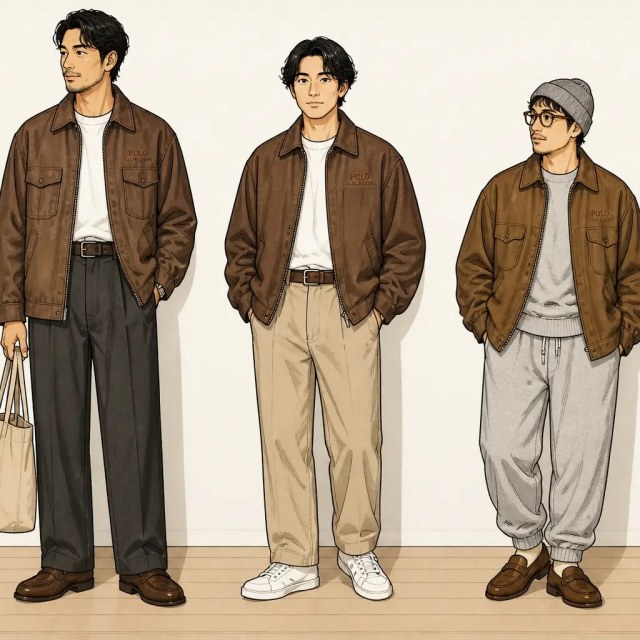 古着通販 XL☆古着 ラルフローレン 長袖 ブランド スエード レザー