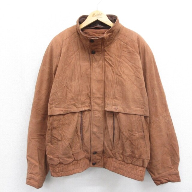 ウィルソン 90s レザージャケット シンサレート ブラウン メンズXL相当 | 古着