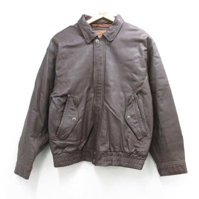 古着通販 XL☆古着 セントジョンズベイ ST.JOHNS BAY 長袖 レザー