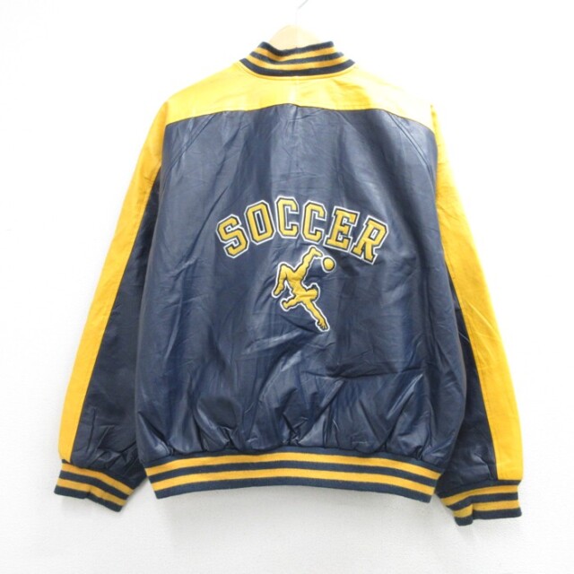 古着通販 XL☆古着 STEVE & BARRYS 長袖 ジャケット メンズ スタジャン