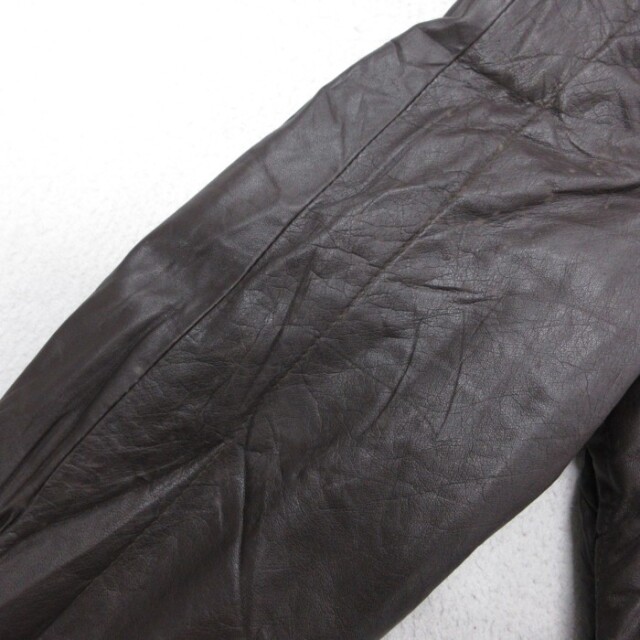 古着通販 M☆古着 GREAT THINGS 長袖 レザー ジャケット メンズ 90年代