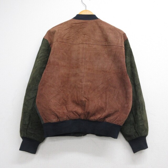 古着通販 XL☆古着 MIRAGE 長袖 レザー ジャケット メンズ 90年代 90s
