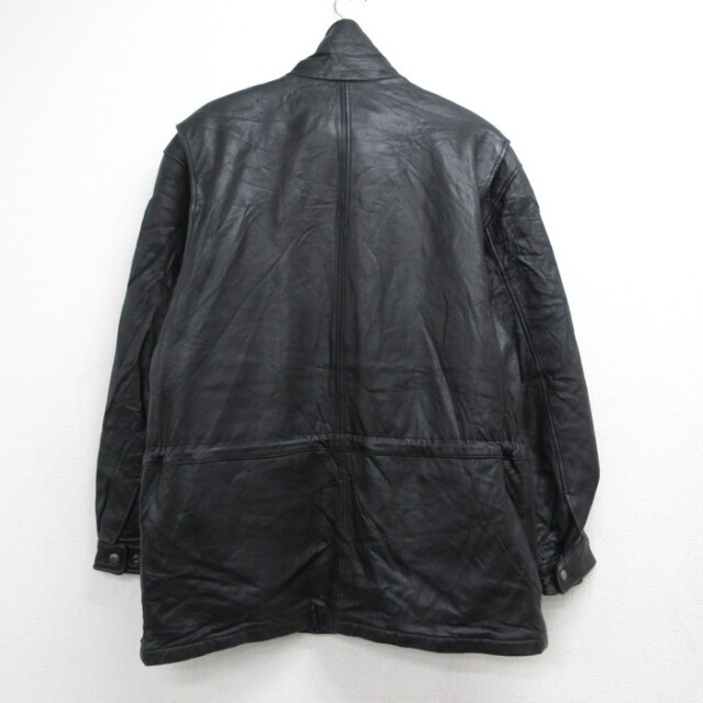 古着通販 XL☆古着 ロンドンフォグ LONDON FOG 長袖 レザー ジャケット