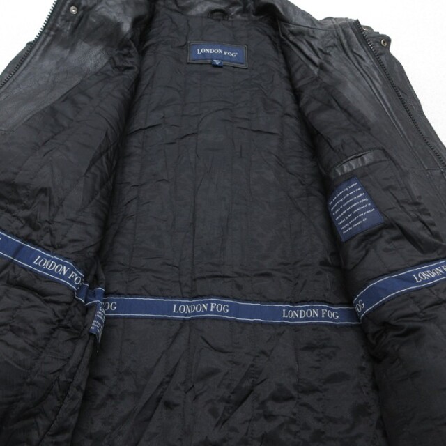古着通販 XL☆古着 ロンドンフォグ LONDON FOG 長袖 レザー ジャケット