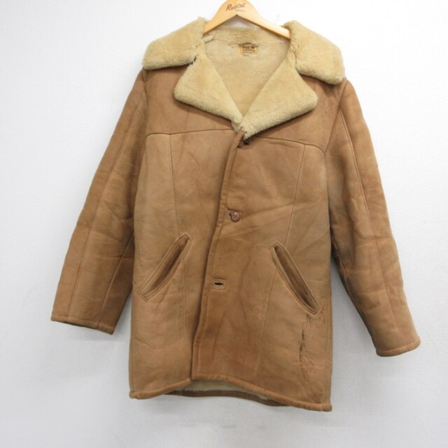 古着通販 古着 ムートン ジャケット 茶色 中古・古着通販 DIESEL