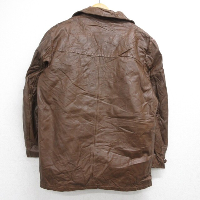 古着通販 XL☆古着 COOPER 長袖 レザー ジャケット メンズ 70年代 70s