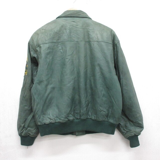 古着通販 M☆古着 G-III 長袖 レザー ジャケット メンズ 00年代 00s