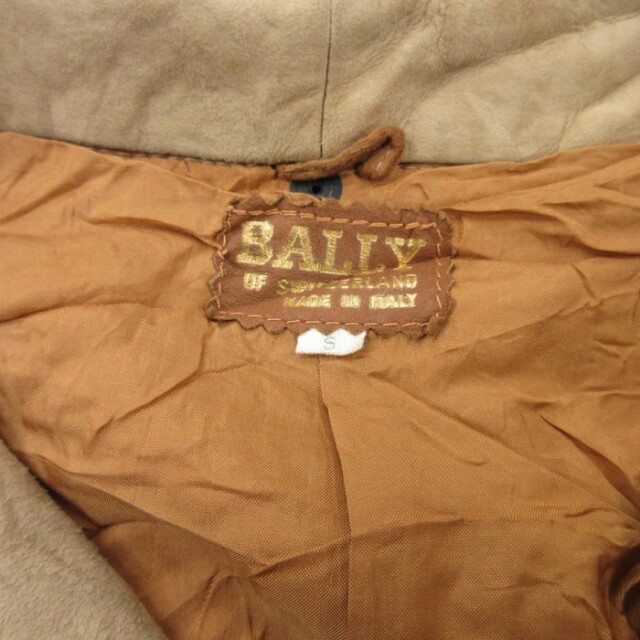 古着通販 L☆古着 BALLY 長袖 レザー ジャケット メンズ スエード