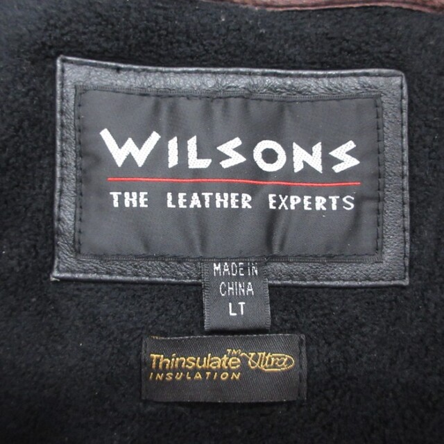 古着通販 XL☆古着 ウィルソン WILSONS 長袖 レザー ジャケット メンズ