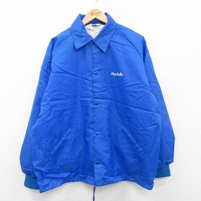 【50%OFF】マーシャルズ 90s ラグランナイロンジャケット ネイビー XL | 古着