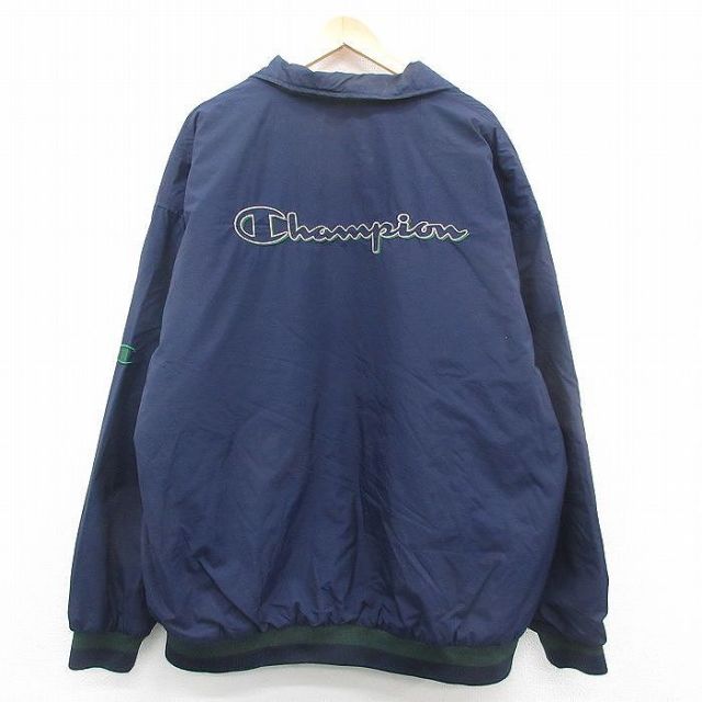 古着通販 XL☆古着 チャンピオン champion 長袖 ナイロン ジャケット  