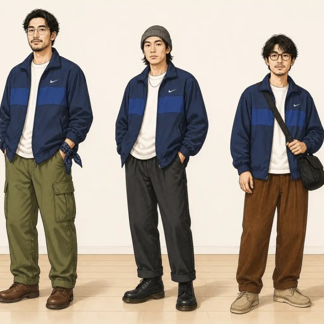 古着通販 XL☆古着 ナイキ NIKE 長袖 ナイロン ジャケット メンズ 00
