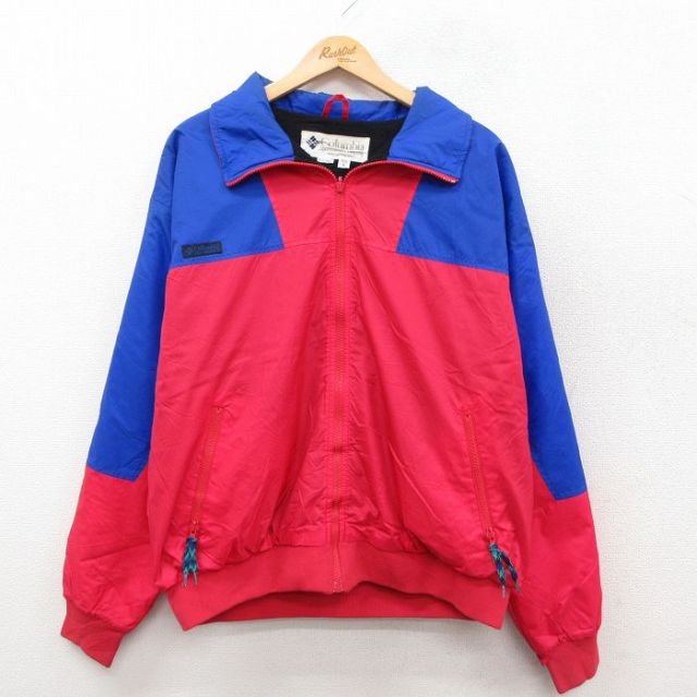 90s Columbia コロンビア ナイロンジャケット 古着通販 XL☆古着 コロンビア 長袖 ナイロン ジャケット メンズ 90