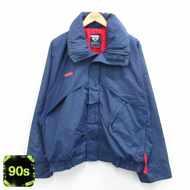 【50%OFF】コロンビア 90s ナイロンジャケット ウィリバード ネイビー XL | 古着