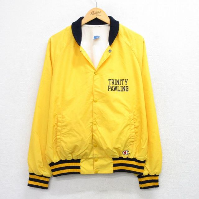 古着通販 L☆古着 チャンピオン champion 長袖 ナイロン ジャケット