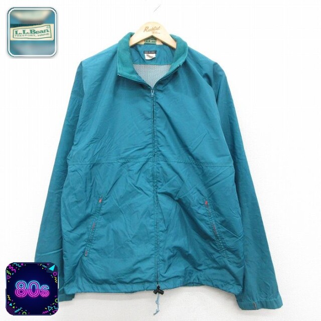 【50%OFF】エルエルビーン 80s ナイロンジャケット 内側メッシュ グリーン M | 古着