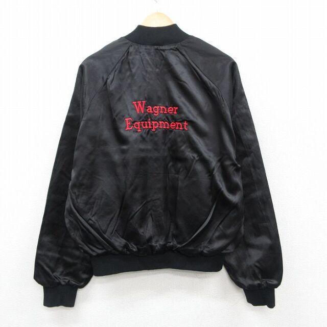 【50%OFF】Wagner Equipment 90s ナイロンジャケット 刺繍 ブラック L | 古着
