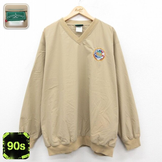 ナイロンジャケット NAVAL ベージュ XL | 古着