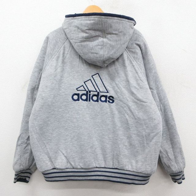 古着通販 XL☆古着 アディダス adidas 長袖 ナイロン ジャケット