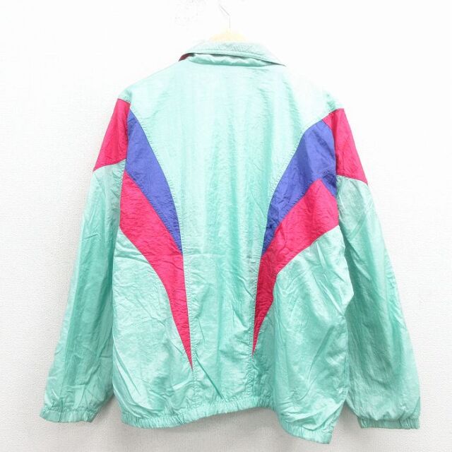 古着通販 XL☆古着 アディダス adidas 長袖 ナイロン ジャケット