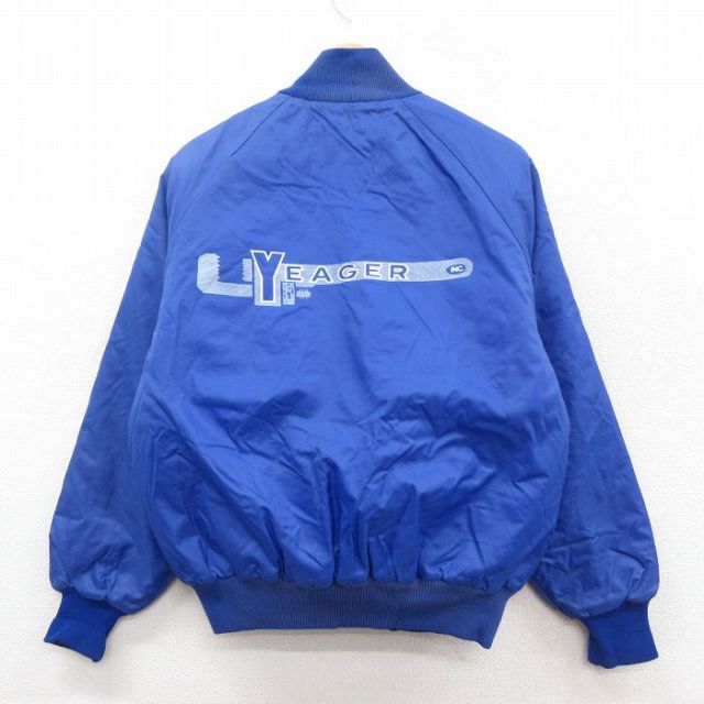 【20%OFF】デロング 90s ナイロンジャケット YEAGER ブルー M | 古着