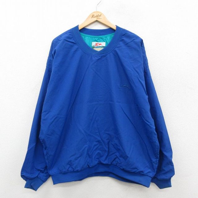 【20%OFF】90s ナイロンジャケット ブルー XL | 古着