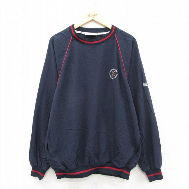 【20%OFF】90s ラグランナイロンジャケット USオープン ネイビー XL | 古着