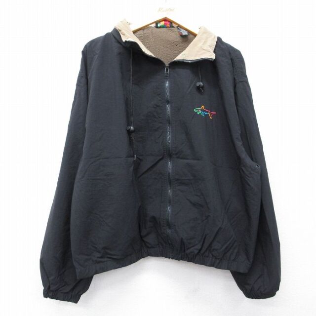 【20%OFF】グレッグノーマン 長袖ナイロンジャケット DOLE ブラック XL | 古着