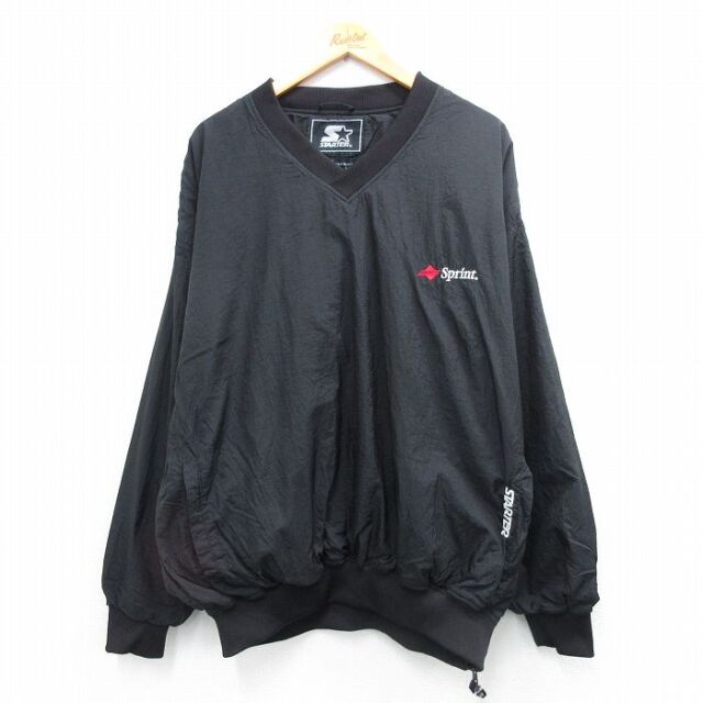 【20%OFF】スターター 00s ナイロンジャケット Sprint ブラック XL | 古着