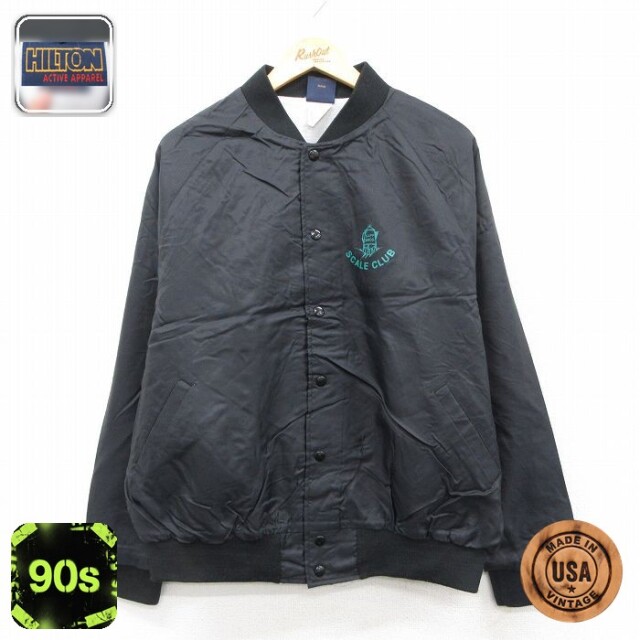 【50%OFF】ヒルトン 90s ナイロンジャケット SCALE CLUB ブラック XL | 古着