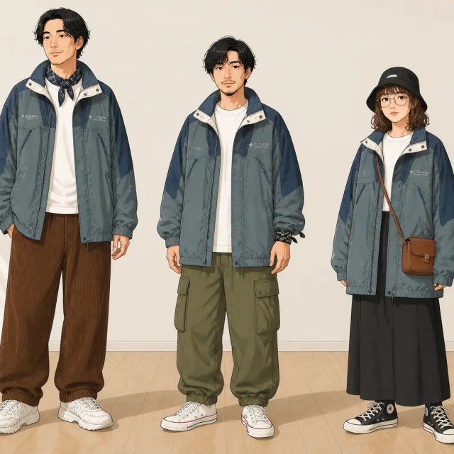 古着通販 L☆古着 コロンビア 長袖 ナイロン ジャケット メンズ 00年代