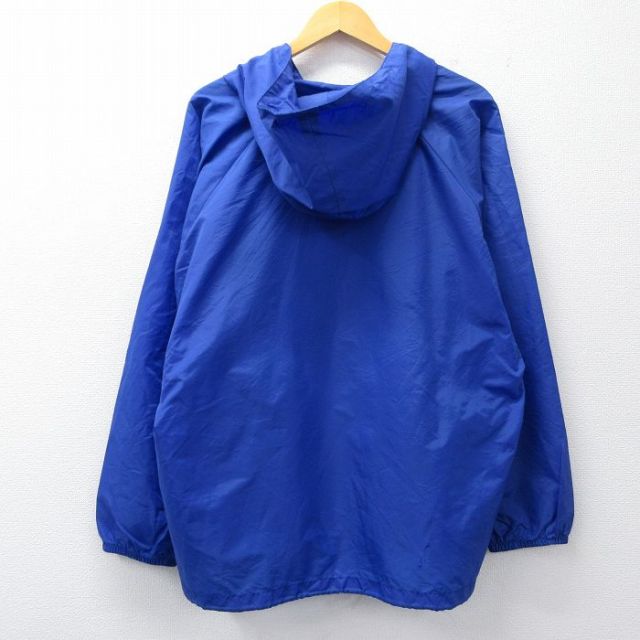 古着通販 XL☆古着 長袖 ハーフジップ ナイロン ジャケット アノラック