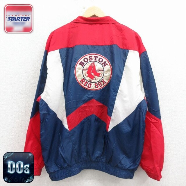 【50%OFF】スターター 00s ナイロンジャケット MLB ネイビー XL | 古着