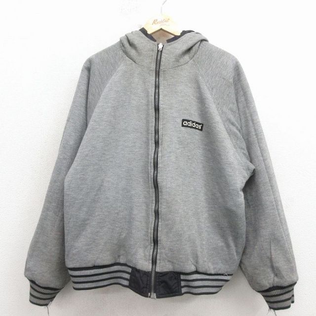 古着通販 XL☆古着 アディダス adidas 長袖 ナイロン ジャケット